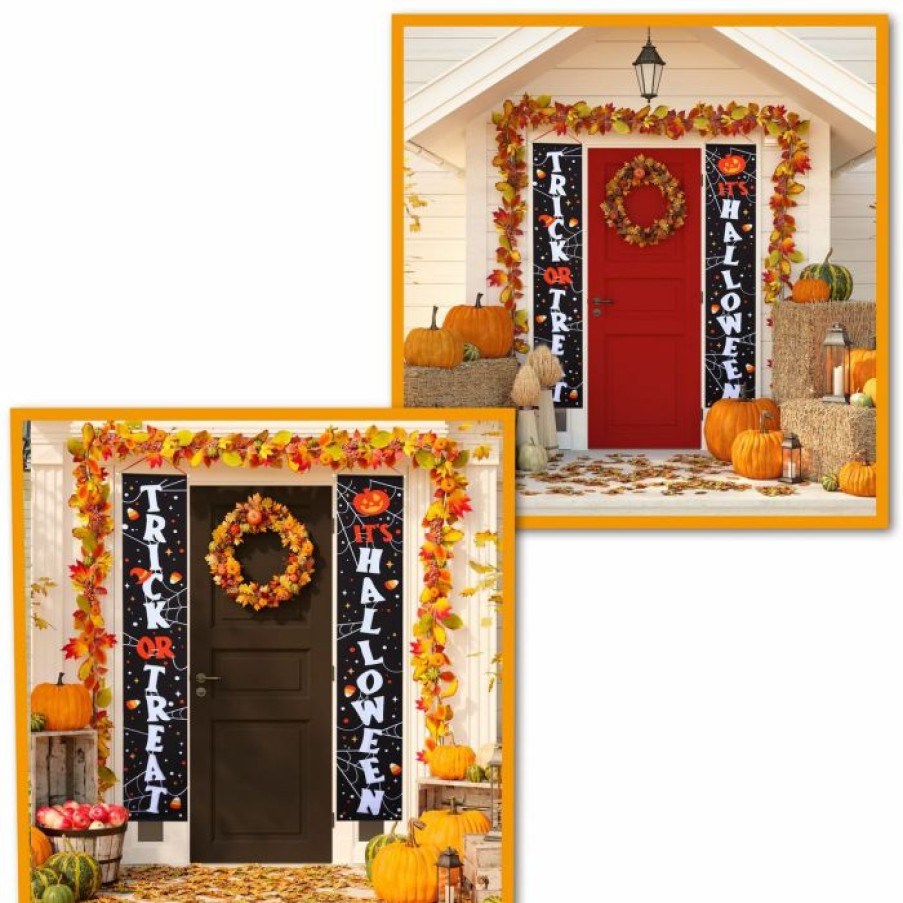 Halloween Indoor Decor * | Joyin Halloween Hocus Pocus Hanging Banner Sign 72In X 12In Halloween Decorations