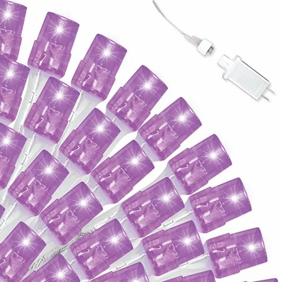 Halloween Lights * | Joiedomi Purple Led String Lights 42.9Ft Halloween Decorations