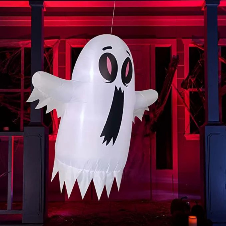 Halloween Inflatables * | Joiedomi 4Ft Halloween Inflatable Thrilling Floating Ghost Halloween Decorations