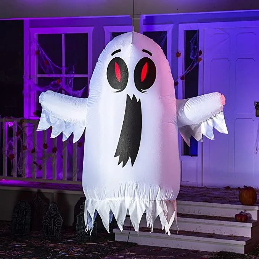 Halloween Inflatables * | Joiedomi 4Ft Halloween Inflatable Thrilling Floating Ghost Halloween Decorations