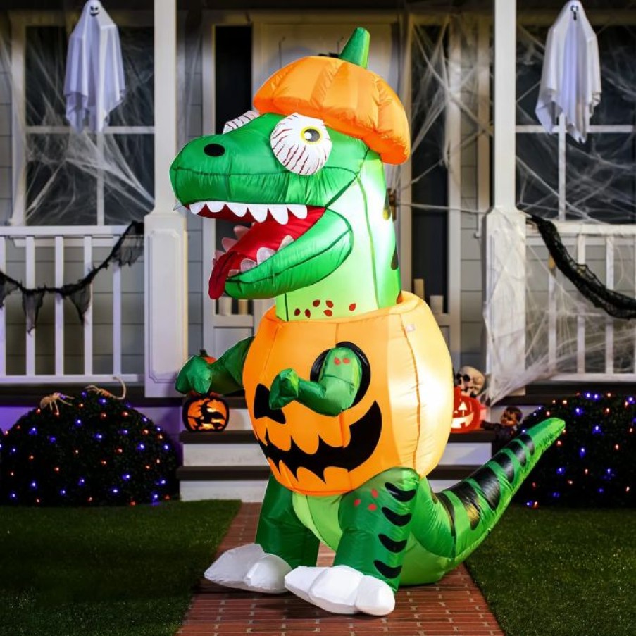 Halloween Inflatables * | Joiedomi 6Ft Inflatable Dinosaur Halloween Decoration Halloween Decorations