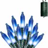 Halloween Lights * | Joiedomi 200-Count Blue Battery Operated String Lights 67.3Ft Halloween Decorations