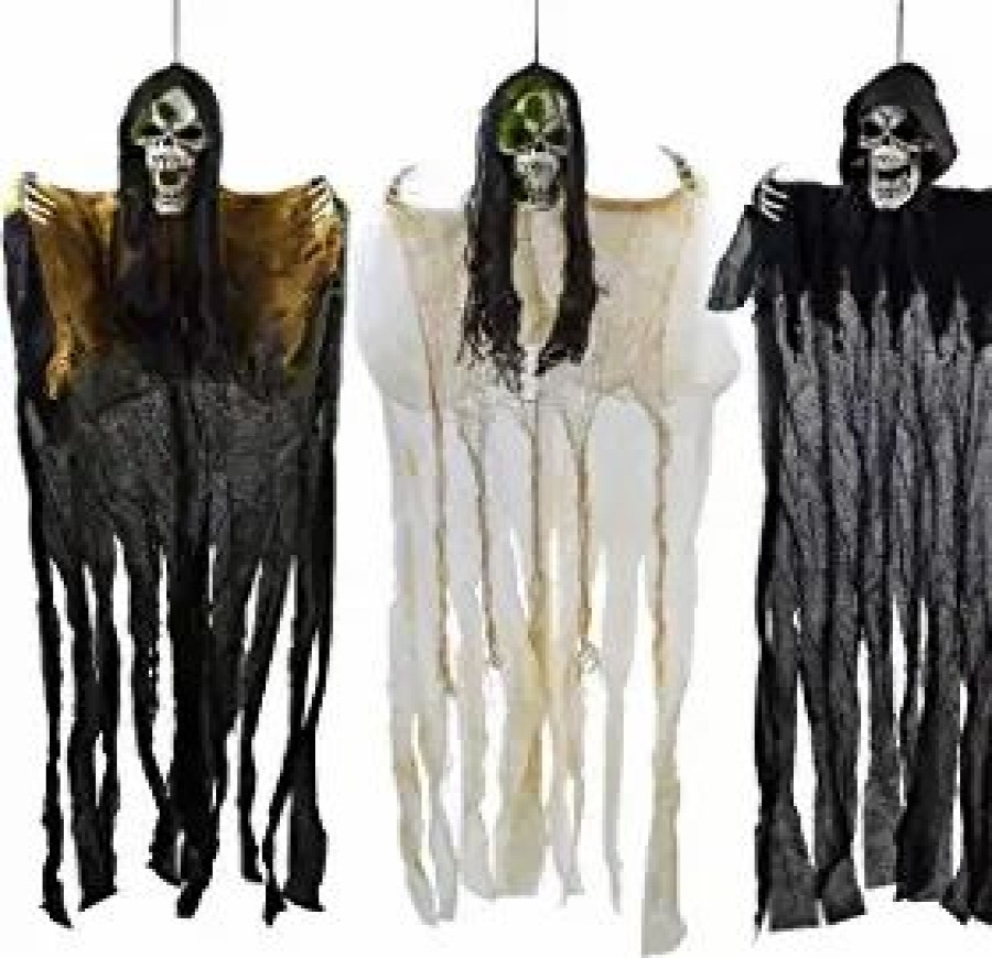 Hanging Decorations * | Joyin 3Pcs Scary Hanging Skeleton 48In Halloween Decorations