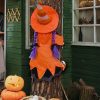 Halloween Outdoor Decor * | Joyin Cute Crashing Witch (Orange) Halloween Decorations