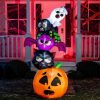 Halloween Inflatables * | Joiedomi 6Ft Halloween Stacked 5 Characters Halloween Decorations