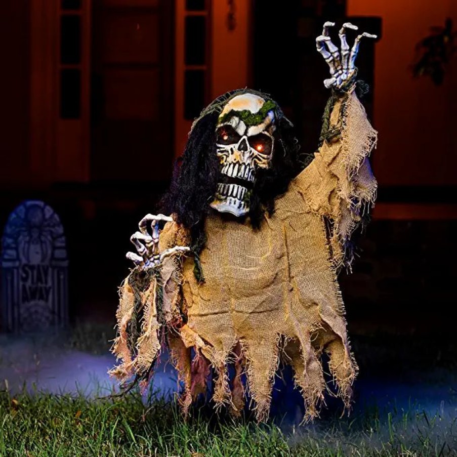 Halloween Outdoor Decor * | Joyin Animated Zombie Groundbreaker Halloween Decorations