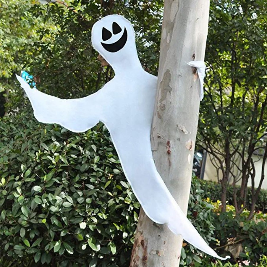 Halloween Outdoor Decor * | Joyin Halloween Bendable Tree Wrap Ghost Decoration Halloween Decorations