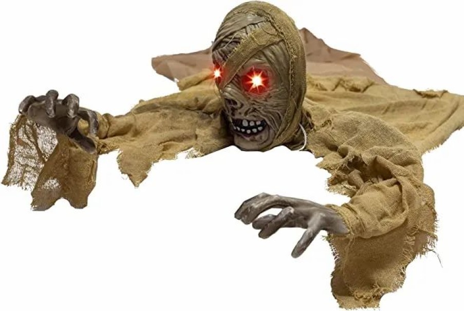 Halloween Outdoor Decor * | Joyin Zombie Groundbreaker With Light-Up Eyes Decoration Halloween Decorations