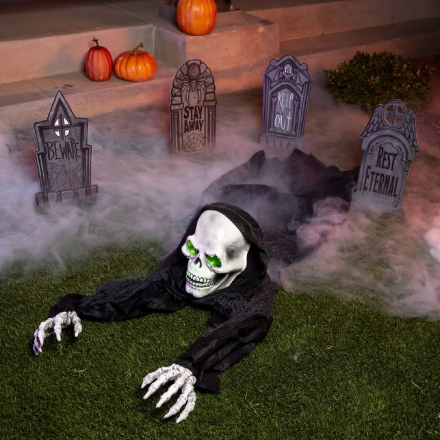 Halloween Outdoor Decor * | Joyin Halloween Grim Reaper Ground Breaker Decoration Halloween Decorations