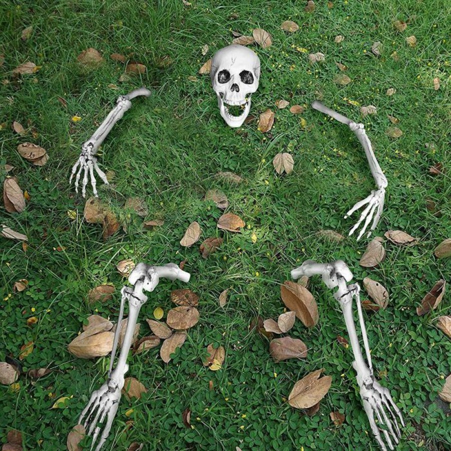 Halloween Outdoor Decor * | Joyin Life Size Groundbreaker Skeleton Halloween Decorations