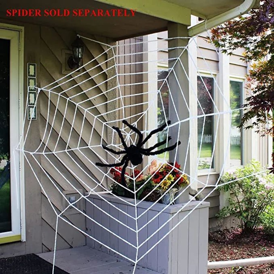 Halloween Outdoor Decor * | Joyin 2Pcs Mega Spiderweb 11Ft Halloween Decorations