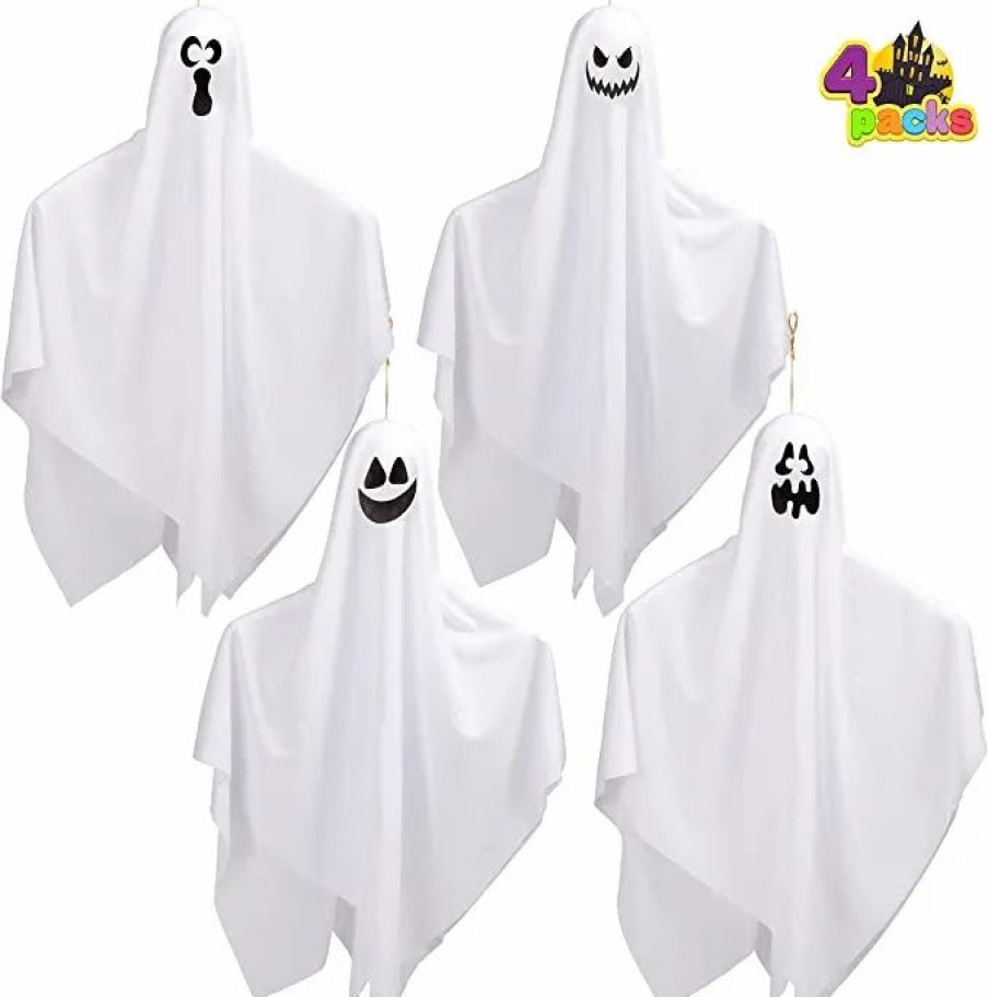 Hanging Decorations * | Joyin 4Pcs Halloween Hanging Ghosts 27.5In Halloween Decorations