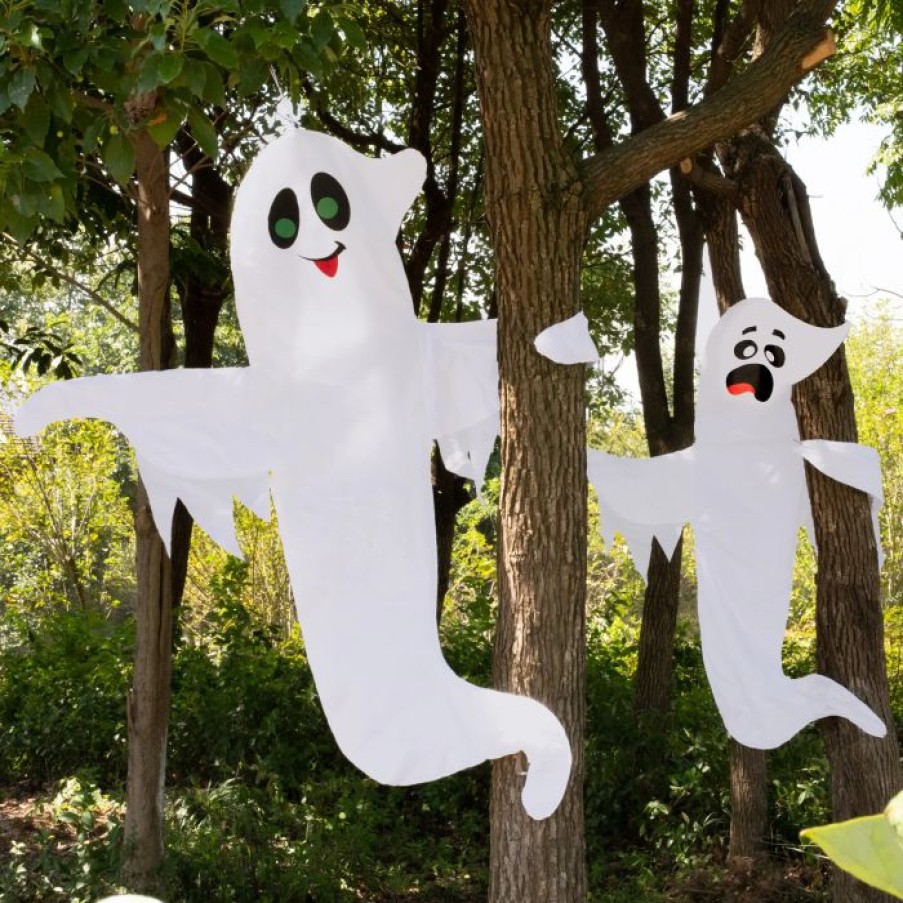 Halloween Outdoor Decor * | Joyin 2Pcs Ghost Tree Hugger 53In Halloween Decorations