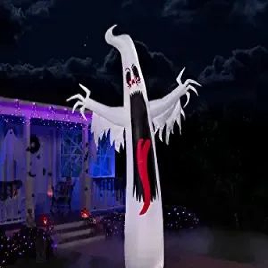 Halloween Inflatables * | Joiedomi 12Ft Tongue Ghost Halloween Inflatable Halloween Decorations