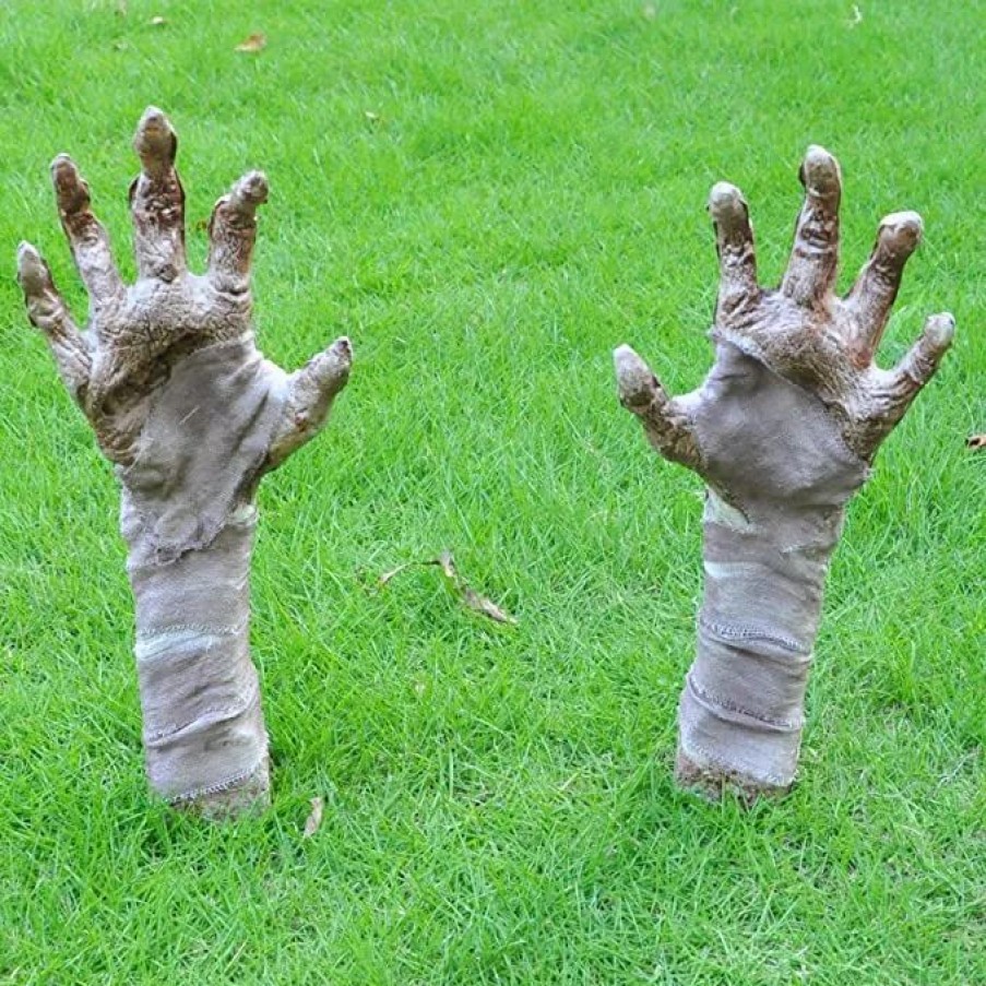 Halloween Outdoor Decor * | Joyin Halloween Yard Zombie Arm Stakes 13In Halloween Decorations