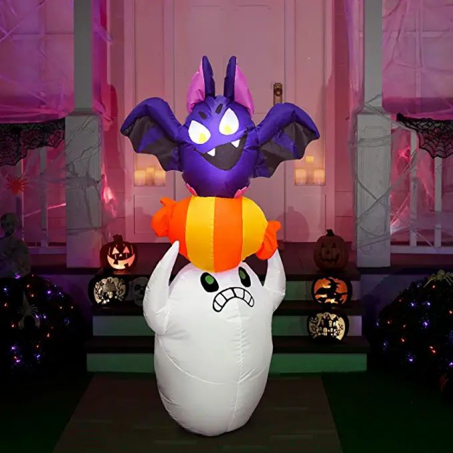 Halloween Inflatables * | Joiedomi 5Ft Halloween Ghost Seize For Candy Halloween Decorations