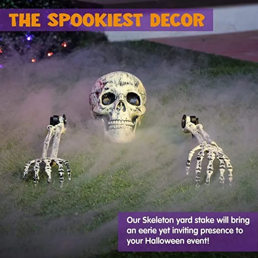 Halloween Outdoor Decor * | Joyin Halloween Skeleton Groundbreaker Yard Decoration Halloween Decorations