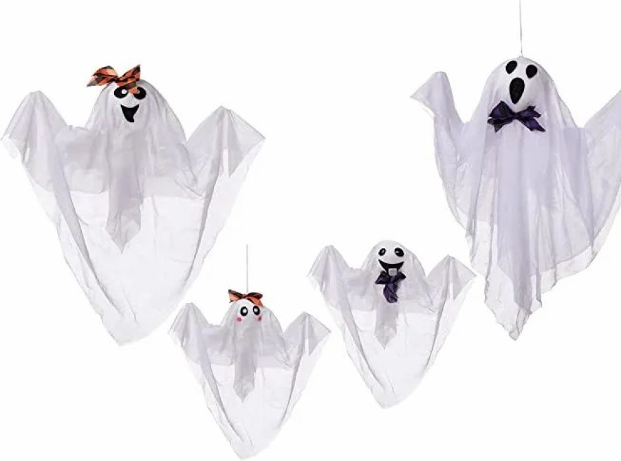 Hanging Decorations * | Joyin 4Pcs Ghost Family Decoration Halloween Decorations