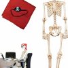 Spooky Scary Skeletons * | Joyin Posable Skeleton Halloween Decoration 5Ft Halloween Decorations