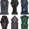 Halloween Outdoor Decor * | Joyin 6Pcs Tombstone With Dragon Design Decorations 17In Halloween Decorations