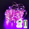 Halloween Lights * | Joiedomi 200 Count Purple Copper Led Light 66Ft Halloween Decorations