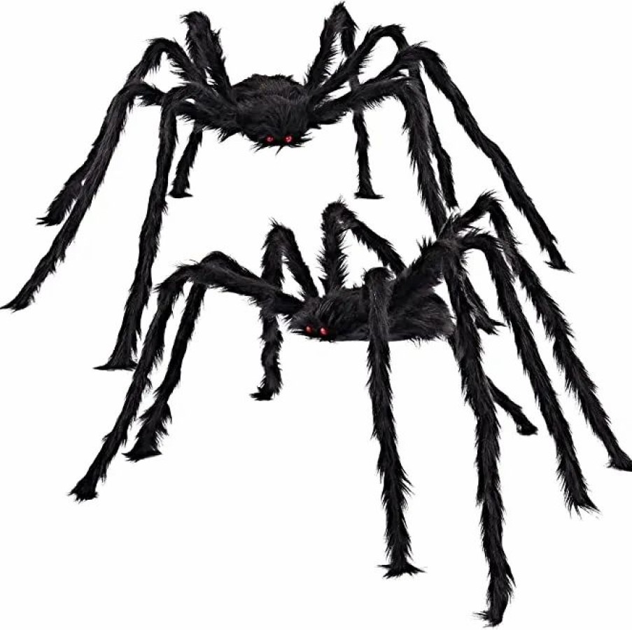 Halloween Outdoor Decor * | Joyin 2Pcs Giant Spider Halloween Decoration 5Ft Halloween Decorations