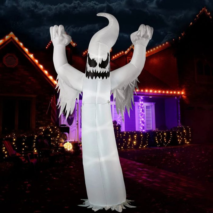 Halloween Inflatables * | Joiedomi 12Ft Halloween Inflatable Ghost Decoration Halloween Decorations