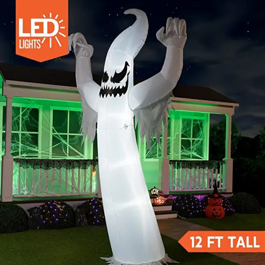 Halloween Inflatables * | Joiedomi 12Ft Halloween Inflatable Ghost Decoration Halloween Decorations