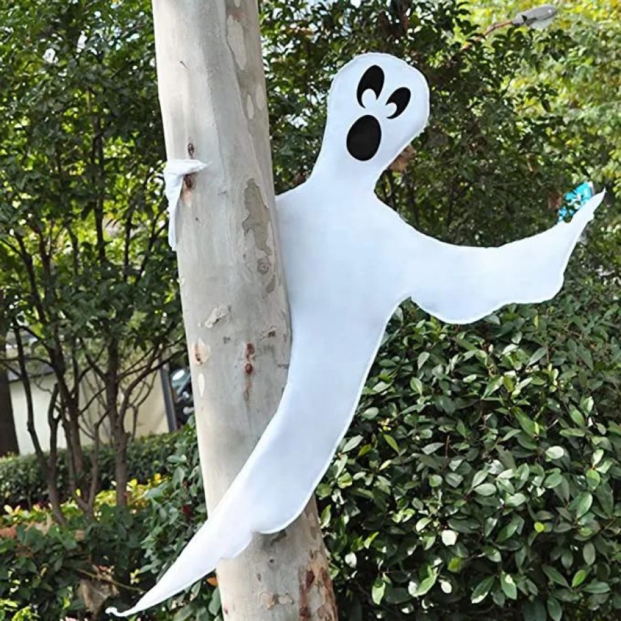 Halloween Outdoor Decor * | Joyin Halloween Tree Wrap Ghost Decoration 53In Halloween Decorations