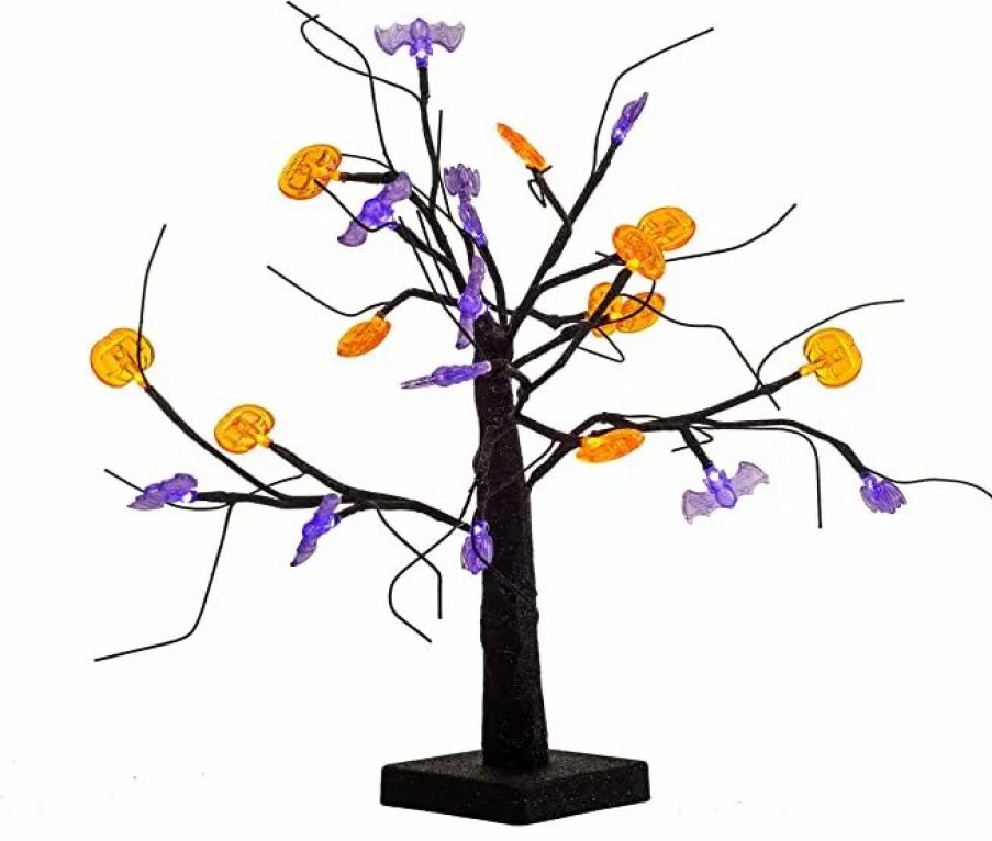 Halloween Indoor Decor * | Joiedomi Spooky Tree Pumpkin Decoration 4Ft Halloween Decorations