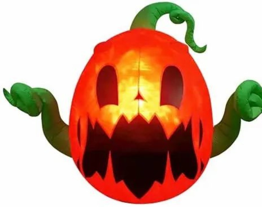 Halloween Inflatables * | Joiedomi 4Ft Halloween Scary Walking Pumpkin Monster Inflatable Halloween Decorations