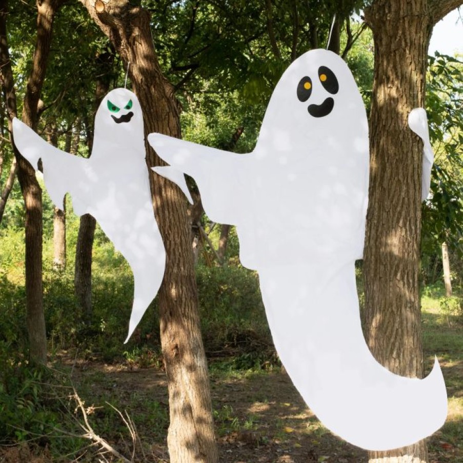 Halloween Outdoor Decor * | Joyin 2Pcs Ghost Tree Hugger 50In Halloween Decorations