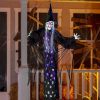 Hanging Decorations * | Joyin Hanging Witch Full Body Light-Up, 36.26In Halloween Decorations