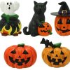 Halloween Indoor Decor * | Joyin 5Pcs Halloween Miniature Figurines Halloween Decorations