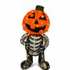 Halloween Outdoor Decor * | Joiedomi Led Warm Yard Light Tinsel Skeleton Pumpkin 30In Halloween Decorations