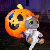 Halloween Inflatables * | Joiedomi 4Ft Light Up Halloween Inflatable Pumpkin And Cat Mummy Halloween Decorations