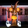 Halloween Inflatables * | Joiedomi 10Ft Scary Tree Bites Pumpkin Halloween Decorations