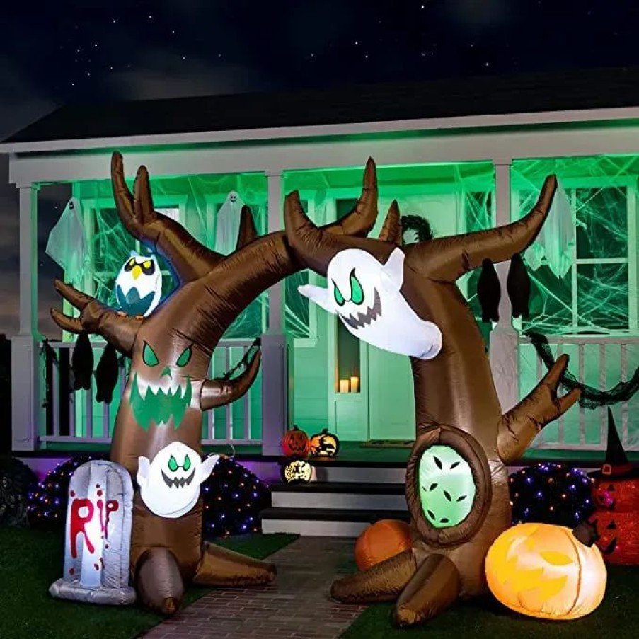 Halloween Inflatables * | Joiedomi 8Ft Inflatable Led Halloween Tree Decorations Halloween Decorations