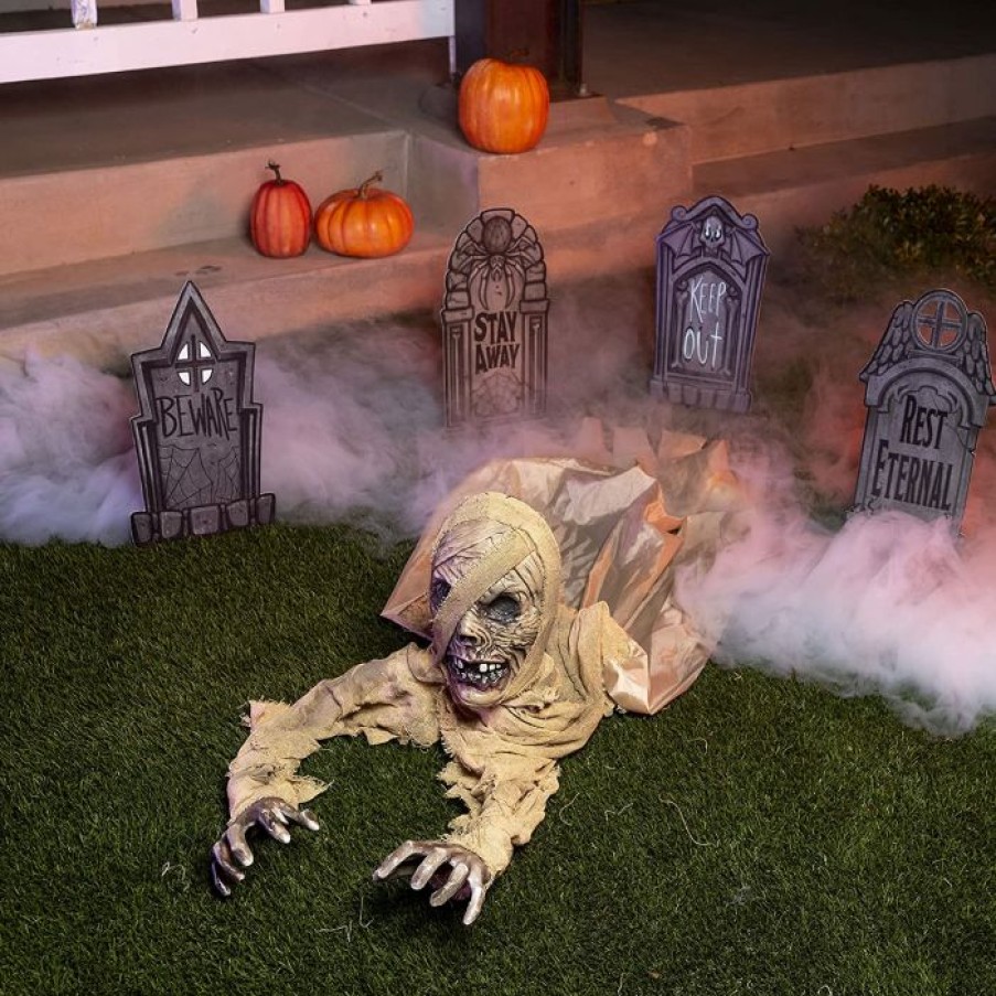 Halloween Outdoor Decor * | Joyin 2Pcs Scary Halloween Zombie Groundbreaker 67In Halloween Decorations