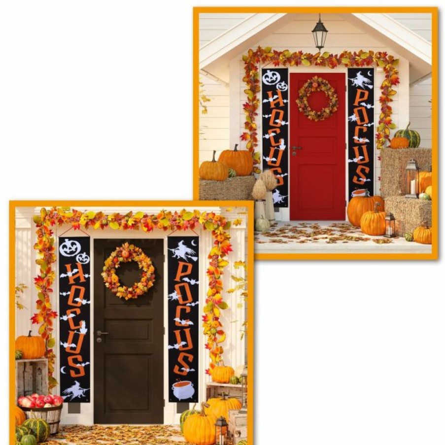 Halloween Indoor Decor * | Joyin Halloween Hocus Pocus Banner 72In Halloween Decorations