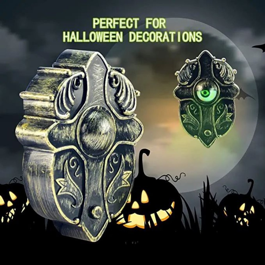 Halloween Indoor Decor * | Joyin Doorbell Decoration With Eyeball Halloween Decorations