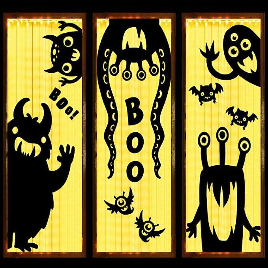 Halloween Indoor Decor * | Joyin Halloween Window Clings ( Monster) Halloween Decorations