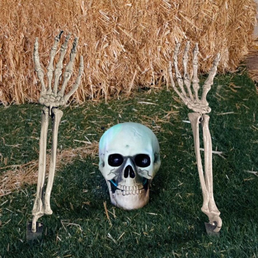 Halloween Outdoor Decor * | Joyin Halloween Skeleton Ground Breakers Decorations Halloween Decorations