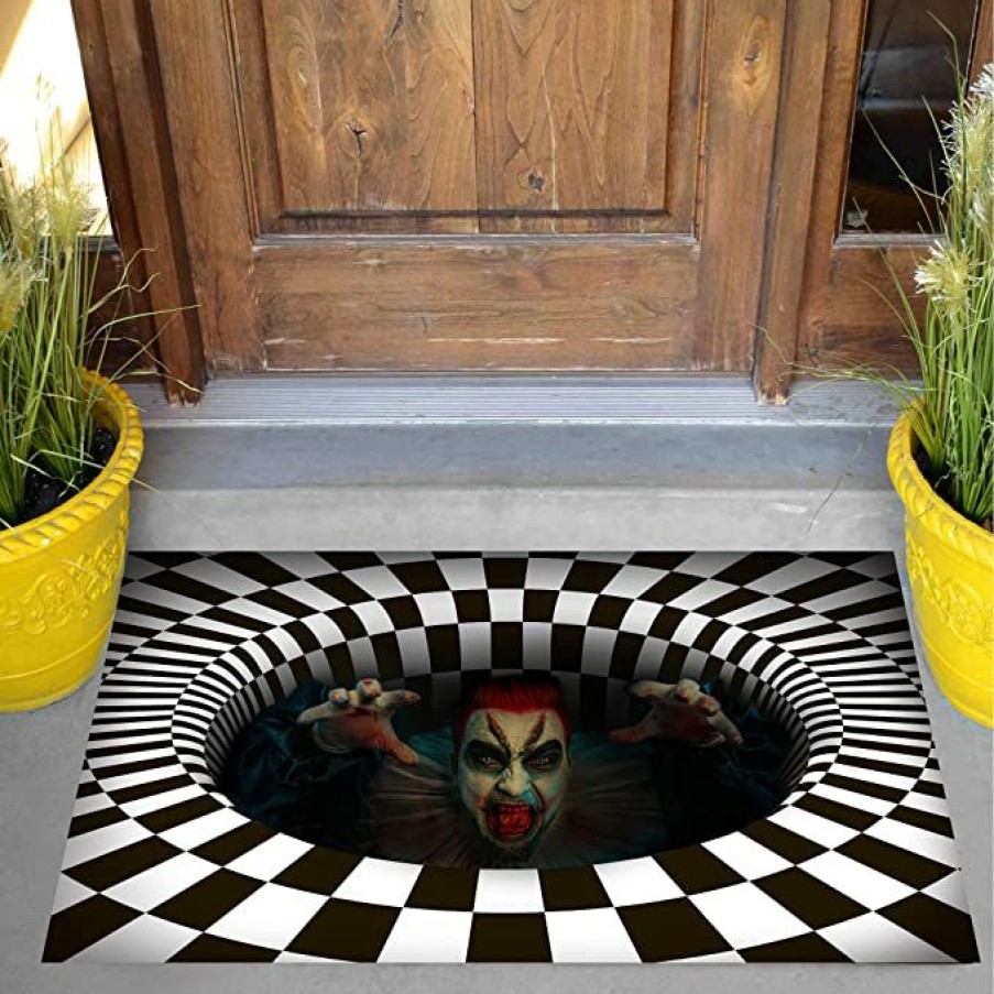 Halloween Indoor Decor * | Joyin Halloween 3D Vortex Doormat 30In X 17In Halloween Decorations