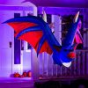 Halloween Inflatables * | Joiedomi 4Ft Halloween Inflatable Hanging Giant Bat Halloween Decorations