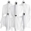 Hanging Decorations * | Joyin 6Pcs White Ghost With Spring 27.5In Halloween Decorations